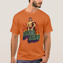 Funny ADHD Crisis Hero Chaos Energy Retro Comic T T-shirt