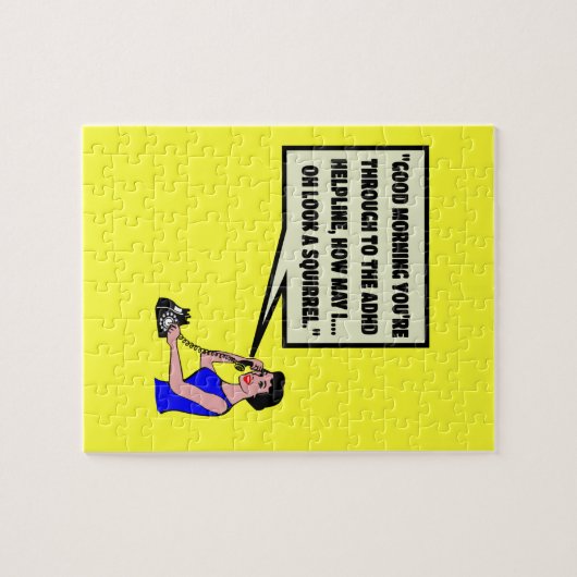 Funny ADHD Legpuzzel (Horizontaal)