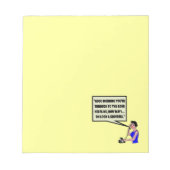 Funny ADHD Notitieblok (Voorkant)