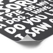 Funny Adhd Quote Ask Me About My Attention Deficit Poster (Hoek)