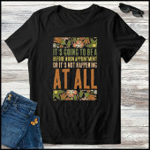 Funny ADHD Sarcastic Quote Retro Snarky Introvert Tri-Blend Shirt