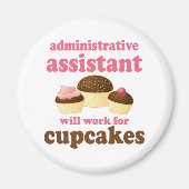 Funny Administrative Assistant Magneet (Voorkant)
