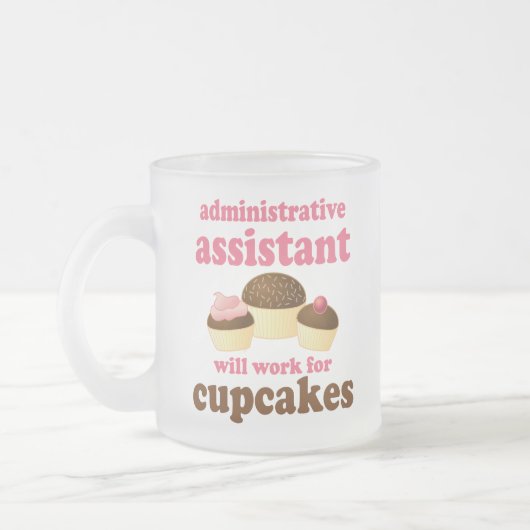 Funny Administrative Assistant Matglas Koffiemok (Links)