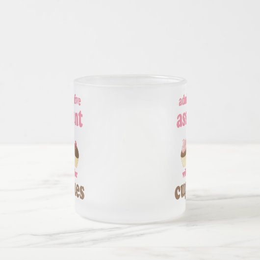 Funny Administrative Assistant Matglas Koffiemok (Center)