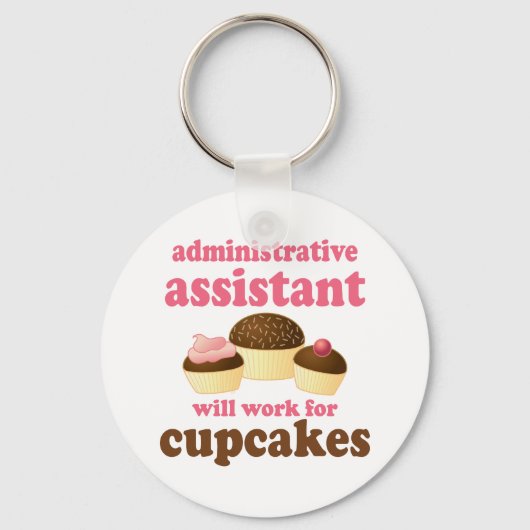 Funny Administrative Assistant Sleutelhanger (Voorkant)