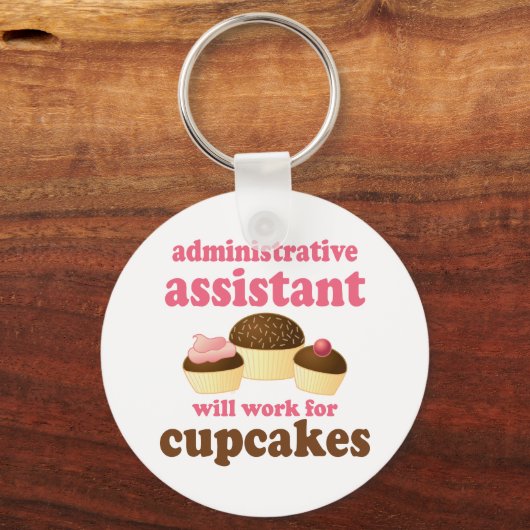 Funny Administrative Assistant Sleutelhanger (Voorkant)