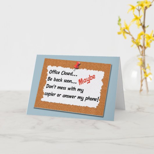 Funny Administrative Professionals Day Sign Kaart (Gele Bloem)