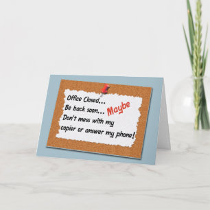 Funny Administrative Professionals Day Sign Kaart