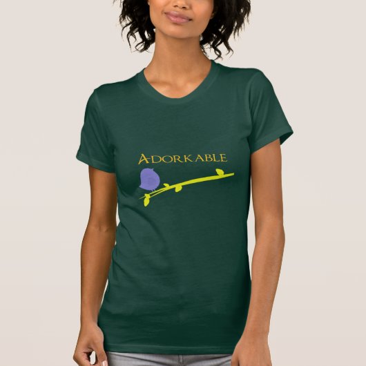Funny Adorkable Geek T-Shirt (Voorkant)