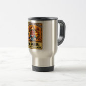 Funny ADR Trucker Thermos Mug | Explosive Temper Reisbeker (Voorkant rechts)