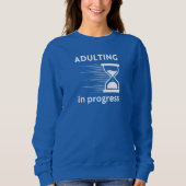 Funny Adult 18th Birthday Gift idee Adulting Shirt (Voorkant)