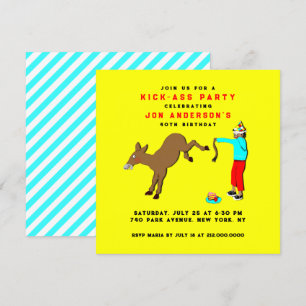 Funny Adult Birthday Invitations Kaart
