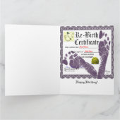 Funny Adult Birthday Kaart (Binnen)