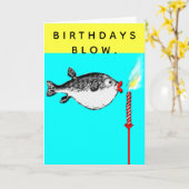 Funny Adult Birthday Kaart (Gele Bloem)