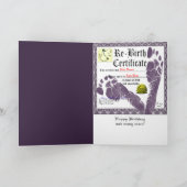 Funny Adult Birthday-kaart Kaart (Binnen)