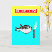 Funny Adult Birthday-kaart Kaart (Gele Bloem)