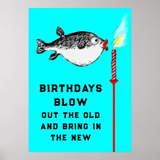 Funny Adult Birthday Poster (Voorkant)