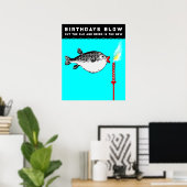 Funny Adult Birthday Poster (Thuiskantoor)