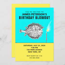 Funny Adult Birthday Uitnodiging