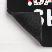 Funny Adult Christmas Baking Shirt, Drink And Bake Muismat (Hoek)