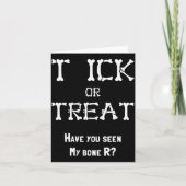 Funny Adult Halloween- Inappropriate Halloween Shi Kaart (Voorkant)