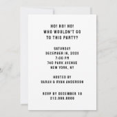 Funny Adult Kerstfeestdag Kaart (Achterkant)