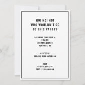 Funny Adult Kerstfeestdag Kaart (Achterkant)