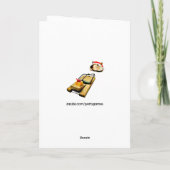 Funny Adult Kerstmis Feestdagen Kaart (Achterkant)