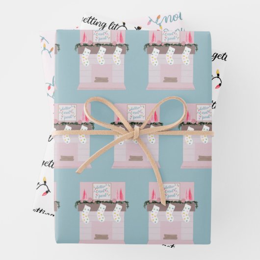 Funny Adult Kerstmis Inpakpapier Vel (In situ)