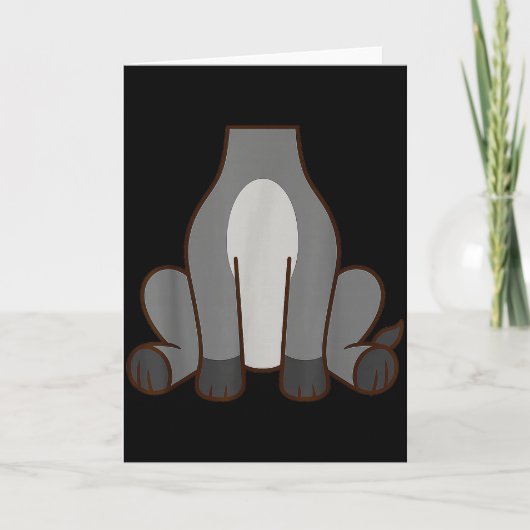 Funny Adult Kids Men Women Costume  Kaart (Voorkant)