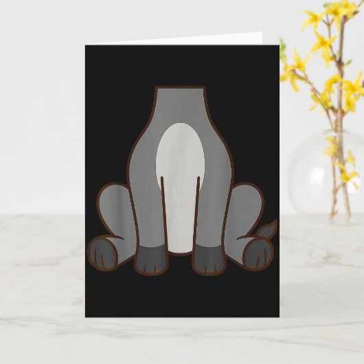 Funny Adult Kids Men Women Costume  Kaart (Gele Bloem)