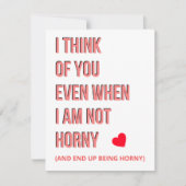Funny Adult Naughty Valentijns Card & Gifts Feestdagenkaart (Voorkant)