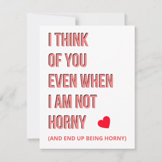 Funny Adult Naughty Valentijns Card & Gifts Feestdagenkaart (Voorkant)