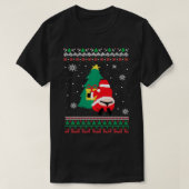 Funny Adult Santa's Whale Tail Ugly Christm T-shirt (Design voorkant)
