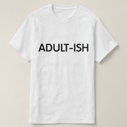 Funny Adult T-shirt (Design voorkant)
