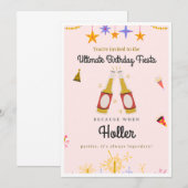 Funny Adult Verjaardag Kaart voor Vriend Verjaarda (Voorkant / Achterkant)