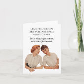 Funny Adult Vrouw Vriendschap Wenskaart Bedankkaart (Voorkant)