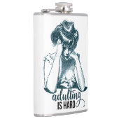 Funny Adulting is hard  Gibson Girl Heupfles (Rechts)