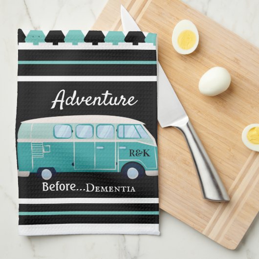 Funny "Adventure Before Dementia" persoonlijke kit Theedoek (Quarter Fold)