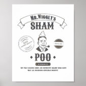 Funny Advert - Mr Wiggly's Shampoo Poster (Voorkant)