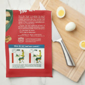 Funny  Advertisement NOURISHING BACON Theedoek (Quarter Fold)