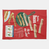 Funny  Advertisement NOURISHING BACON Theedoek (Horizontaal)