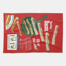 Funny  Advertisement NOURISHING BACON Theedoek