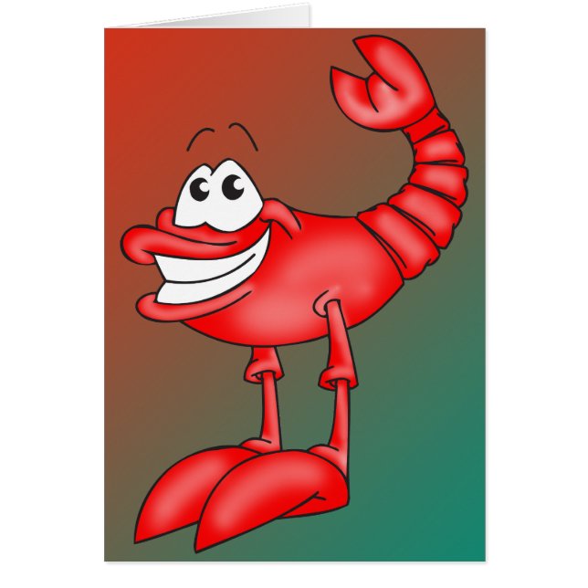 Funny Aerobatic Lobster (Voorkant)