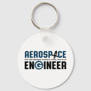 Funny Aerospace Engineer Humor Het is Rocket Scien Sleutelhanger
