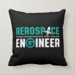 Funny Aerospace Engineering Het is Rocket Science Kussen<br><div class="desc">Ruimtevaarttechniek. Het is geen raketwetenschap. Ja, dat is het. Vreemde koopwaar voor geek en nerd ingenieurs die van humor houden, hete citaten en grappen. Koel het ontwerp om op uw werk te draag en show uw passie in vliegtuig, ruimtevaartuigen en raketwetenschap. Geweldig geschenk voor vader, vader, moeder, zoon, dochter, broer...</div>