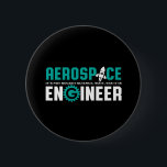Funny Aerospace Engineering Het is Rocket Science Ronde Button 5,7 Cm<br><div class="desc">Ruimtevaarttechniek. Het is geen raketwetenschap. Ja, dat is het. Vreemde koopwaar voor geek en nerd ingenieurs die van humor houden, hete citaten en grappen. Koel het ontwerp om op uw werk te draag en show uw passie in vliegtuig, ruimtevaartuigen en raketwetenschap. Geweldig geschenk voor vader, vader, moeder, zoon, dochter, broer...</div>