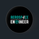 Funny Aerospace Engineering Het is Rocket Science Ronde Button 5,7 Cm<br><div class="desc">Ruimtevaarttechniek. Het is geen raketwetenschap. Ja, dat is het. Vreemde koopwaar voor geek en nerd ingenieurs die van humor houden, hete citaten en grappen. Koel het ontwerp om op uw werk te draag en show uw passie in vliegtuig, ruimtevaartuigen en raketwetenschap. Geweldig geschenk voor vader, vader, moeder, zoon, dochter, broer...</div>