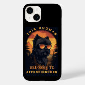 Funny Affenpinscher Dog Parent Personalized Case-Mate iPhone Case (Achterkant)