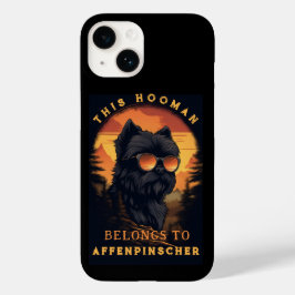 Funny Affenpinscher Dog Parent Personalized Case-Mate iPhone 14 Hoesje
